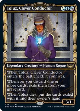 Toluz, Clever Conductor (Showcase)-Streets of New Capenna-R-Foil