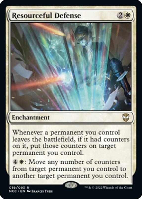 Resourceful Defense-Commander: Streets of New Capenna-R-Normal