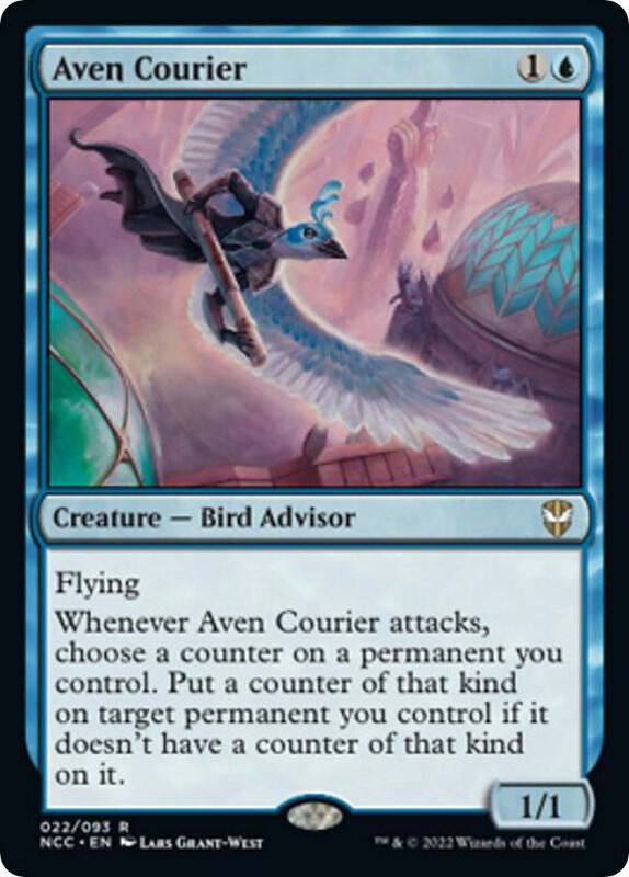 Aven Courier-Commander: Streets of New Capenna-R-Normal