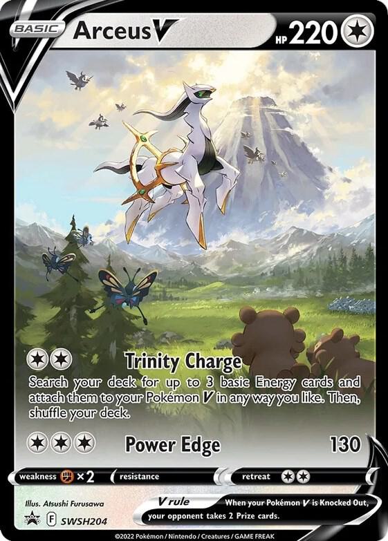 Arceus V - SWSH204-SWSH: Sword & Shield Promo Cards-Promo-Holofoil