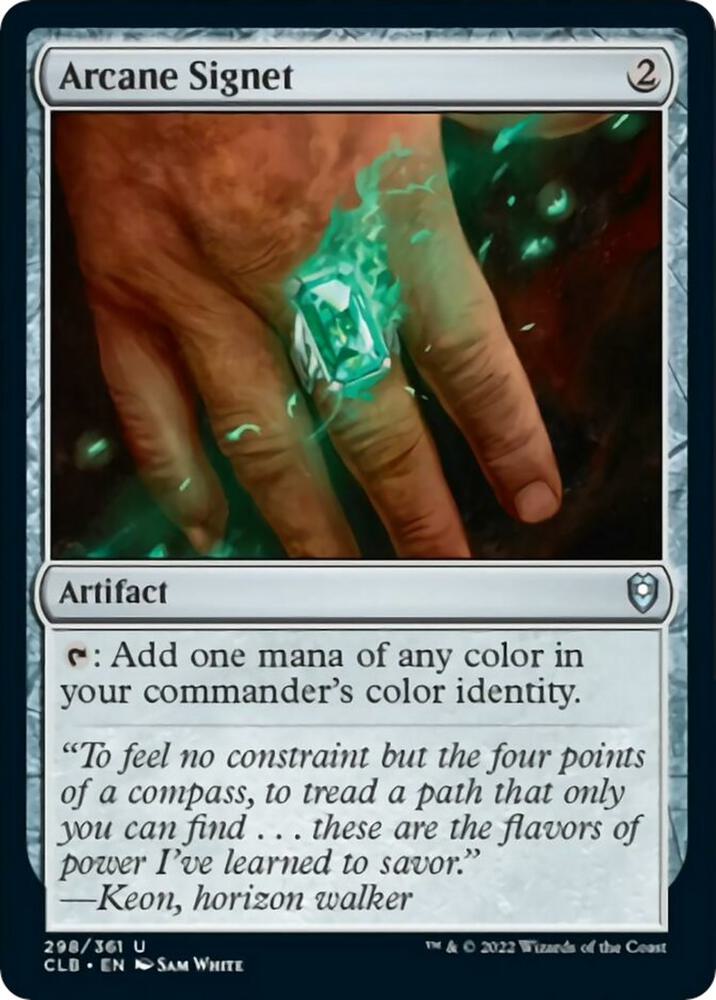 Arcane Signet-Commander Legends: Battle for Baldur's Gate-U-Normal