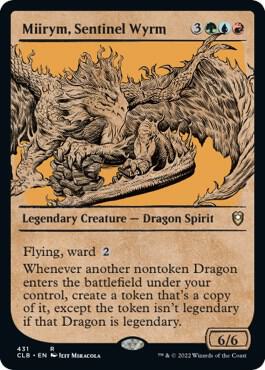 Miirym, Sentinel Wyrm (Showcase)-Commander Legends: Battle for Baldur's Gate-R-Foil