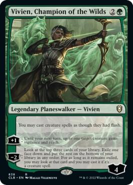 Vivien, Champion of the Wilds-Commander Legends: Battle for Baldur's Gate-R-Normal