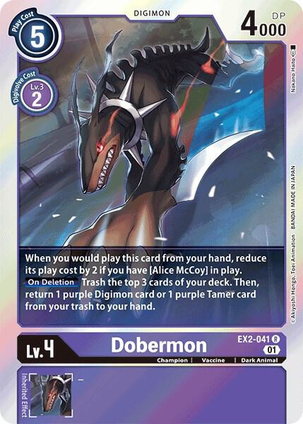 Dobermon-Digital Hazard-Rare-Foil
