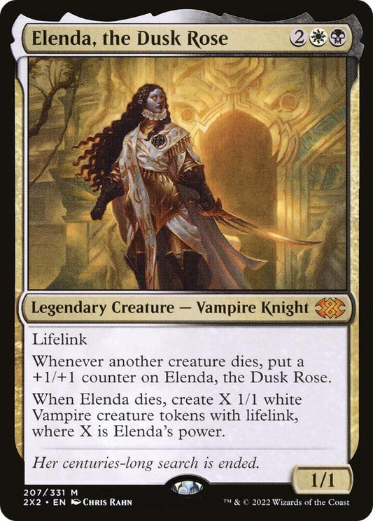 Elenda, the Dusk Rose-Double Masters 2022-M-Normal