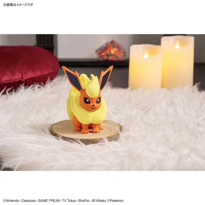Bandai Pokemon Plamo Collection Quick!! 25 Flareon Model Kit