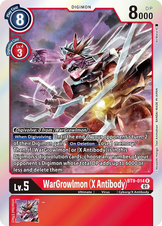 WarGrowlmon (X Antibody)-X Record-Rare-Foil