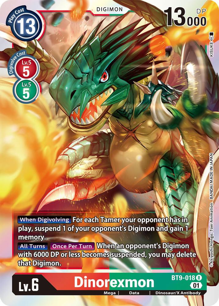 Dinorexmon-X Record-Rare-Foil