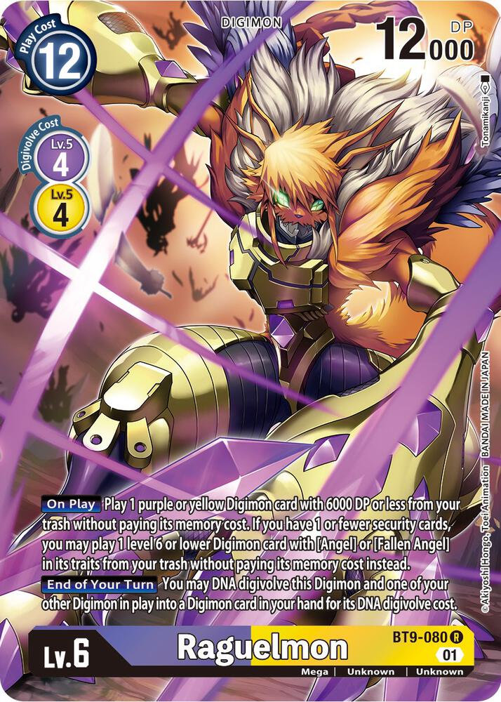 Raguelmon (Alternate Art)-X Record-Rare-Foil