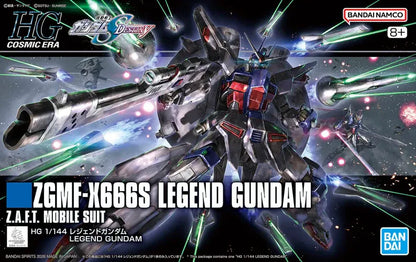 #263 ZGMF-X666S Legend Gundam "Mobile Fighter G Gundam", Bandai Hobby HG 1/144 (Gundam Model Kit)