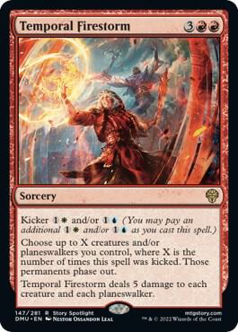 Temporal Firestorm-Dominaria United-R-Foil