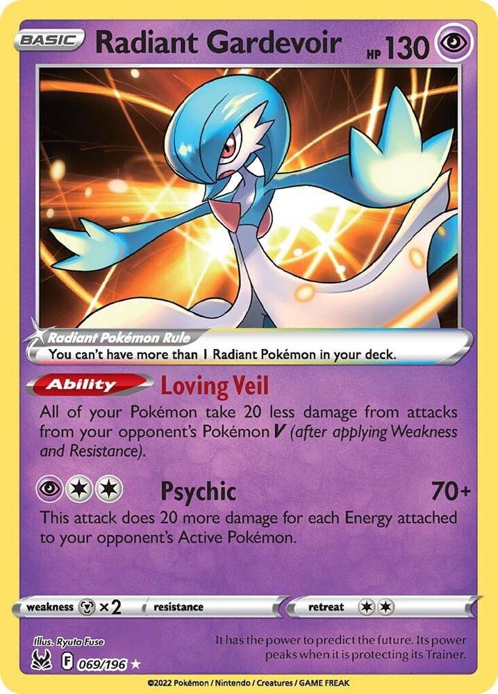 Radiant Gardevoir-SWSH11: Lost Origin-Radiant Rare-Holofoil