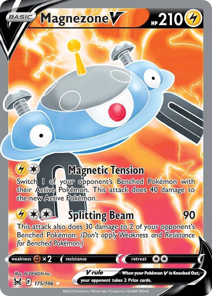 Magnezone V (Full Art)-SWSH11: Lost Origin-Ultra Rare-Holofoil