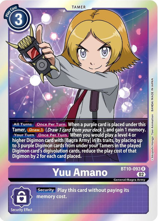 Yuu Amano-Xros Encounter-Rare-Foil