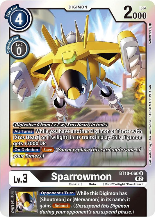 Sparrowmon-Xros Encounter-Rare-Foil