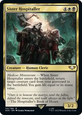Sister Hospitaller-Universes Beyond: Warhammer 40,000-R-Normal
