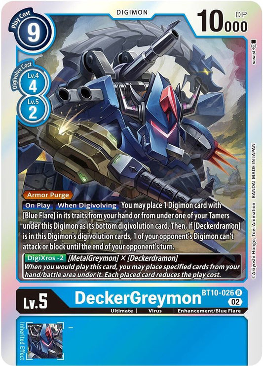 DeckerGreymon-Xros Encounter-Rare-Foil