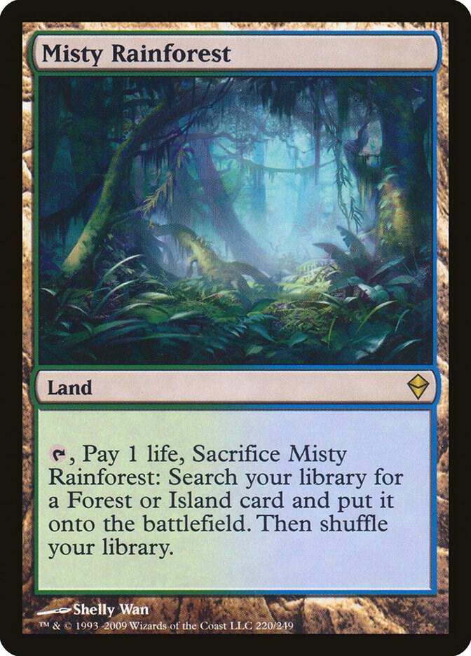 Misty Rainforest-Zendikar-R-Normal
