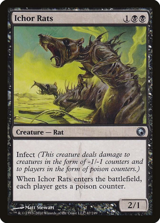 Ichor Rats-Scars of Mirrodin-U-Normal