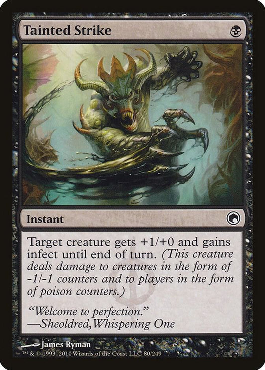 Tainted Strike-Scars of Mirrodin-C-Normal