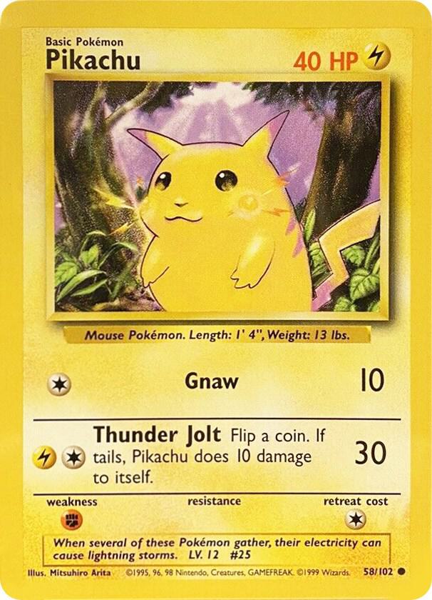 Pikachu-Base Set-Common-Normal