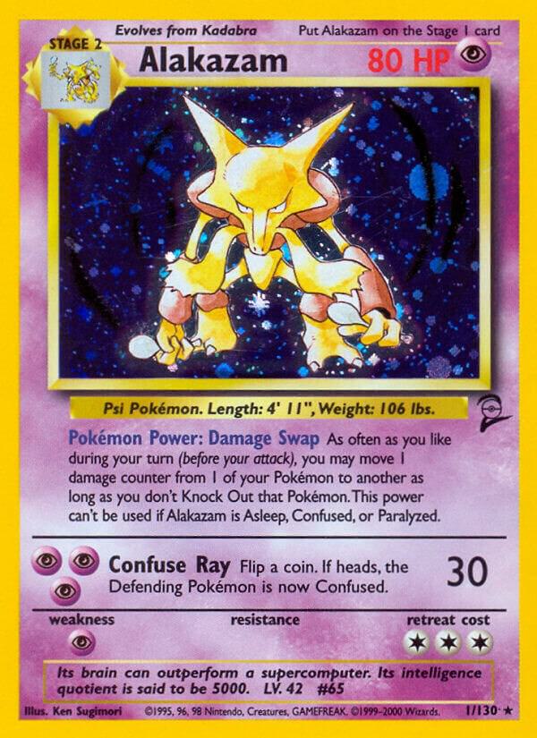 Alakazam-Base Set 2-Holo Rare-Holofoil