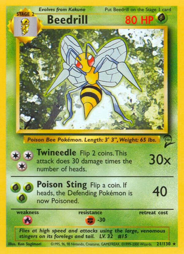 Beedrill-Base Set 2-Rare-Normal