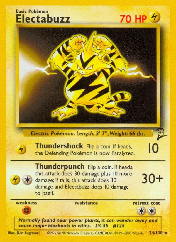 Electabuzz-Base Set 2-Rare-Normal