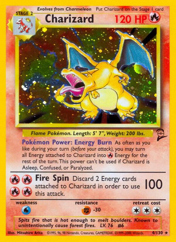 Charizard-Base Set 2-Holo Rare-Holofoil