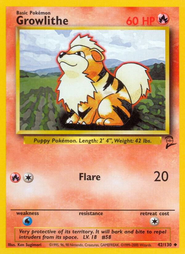 Growlithe-Base Set 2-Uncommon-Normal