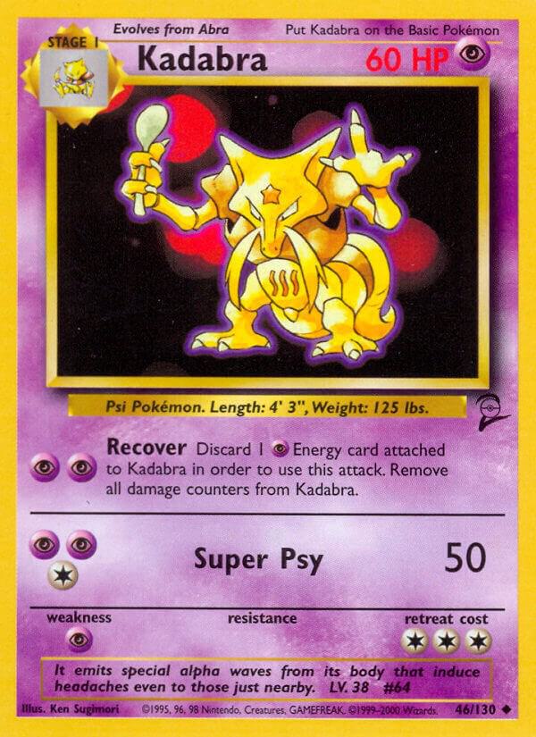 Kadabra-Base Set 2-Uncommon-Normal