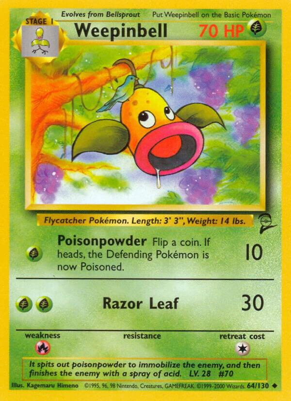 Weepinbell-Base Set 2-Uncommon-Normal