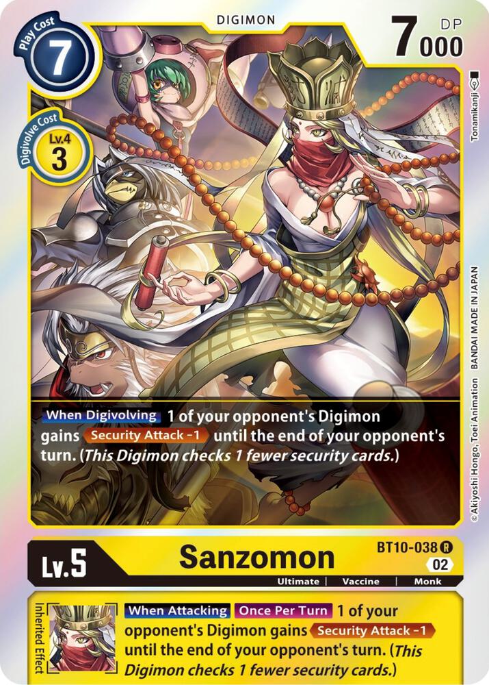 Sanzomon-Xros Encounter-Rare-Foil