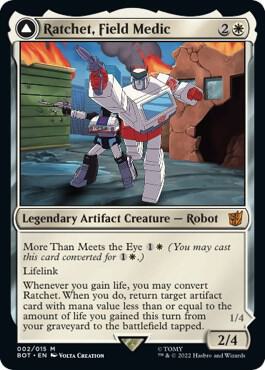 Ratchet, Field Medic-Universes Beyond: Transformers-M-Foil