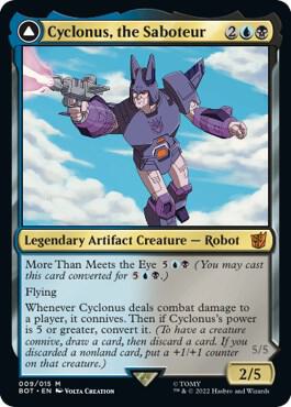 Cyclonus, the Saboteur-Universes Beyond: Transformers-M-Normal