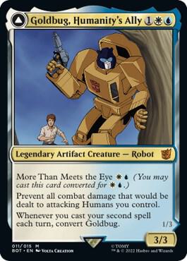 Goldbug, Humanity's Ally-Universes Beyond: Transformers-M-Normal