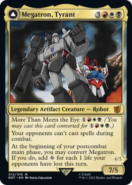 Megatron, Tyrant-Universes Beyond: Transformers-M-Foil