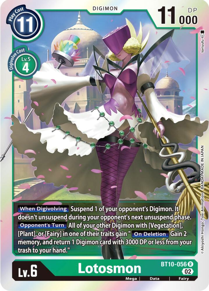 Lotosmon-Xros Encounter-Rare-Foil