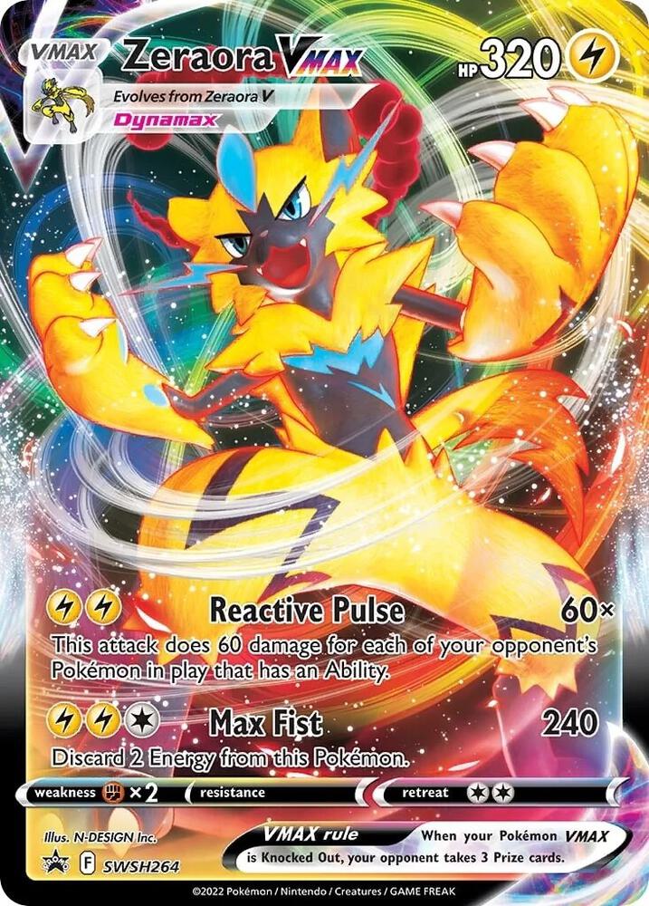 Zeraora VMAX - SWSH264-SWSH: Sword & Shield Promo Cards-Promo-Holofoil