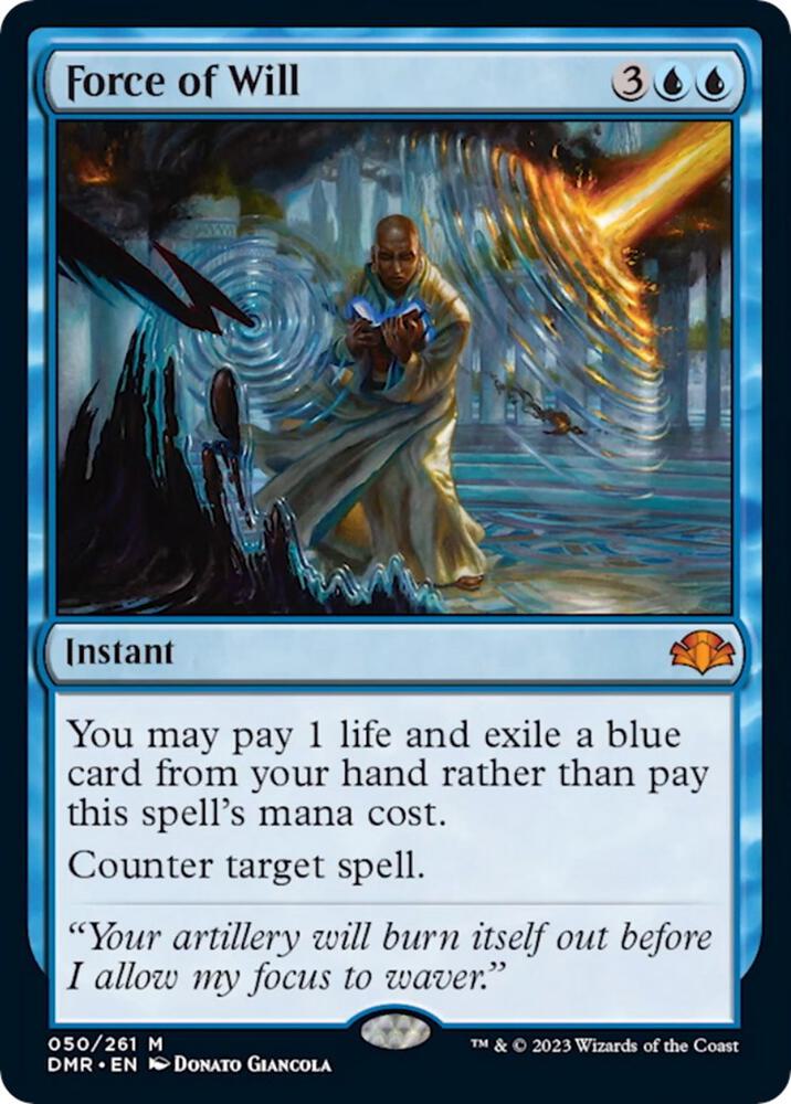 Force of Will-Dominaria Remastered-M-Normal
