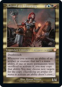 Ashnod the Uncaring (Retro Frame)-Commander: The Brothers' War-M-Foil