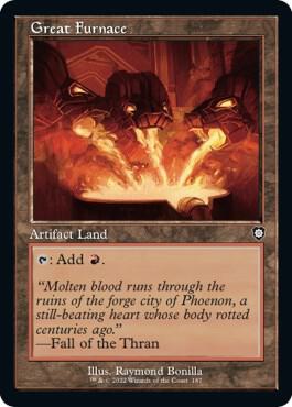 Great Furnace (Retro Frame)-Commander: The Brothers' War-C-Normal