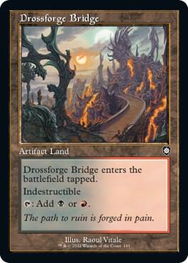 Drossforge Bridge (Retro Frame)-Commander: The Brothers' War-C-Normal