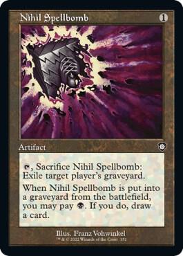 Nihil Spellbomb (Retro Frame)-Commander: The Brothers' War-C-Normal