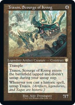 Traxos, Scourge of Kroog (Retro Frame)-Commander: The Brothers' War-R-Normal