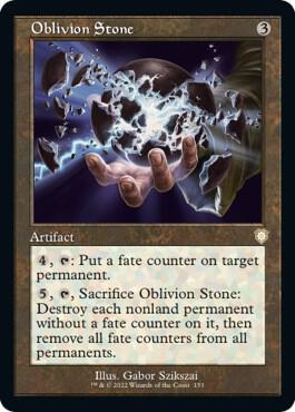 Oblivion Stone (Retro Frame)-Commander: The Brothers' War-R-Normal