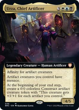 Urza, Chief Artificer (Extended Art)-Commander: The Brothers' War-M-Normal