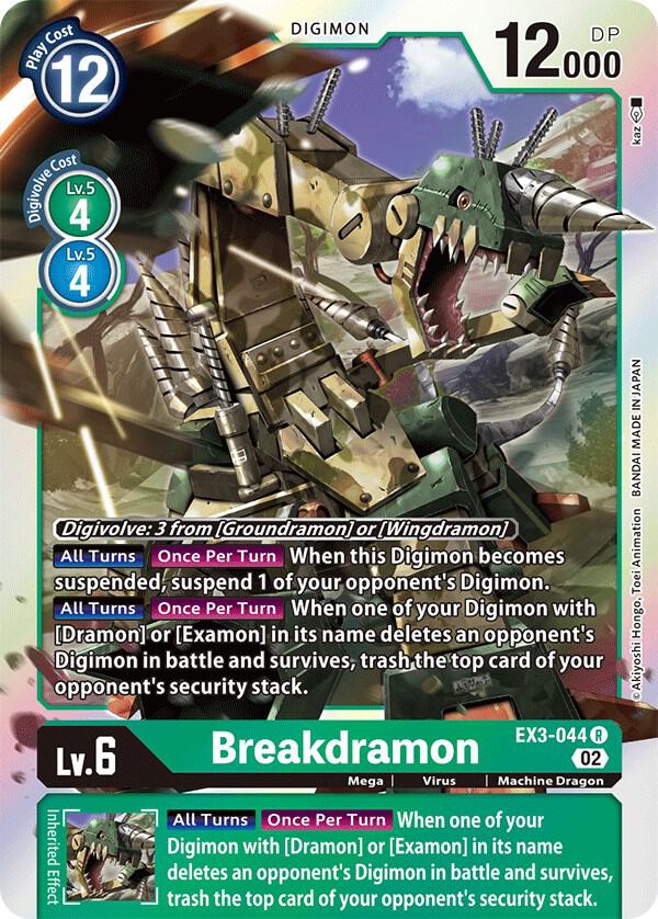 Breakdramon-Draconic Roar-Rare-Foil