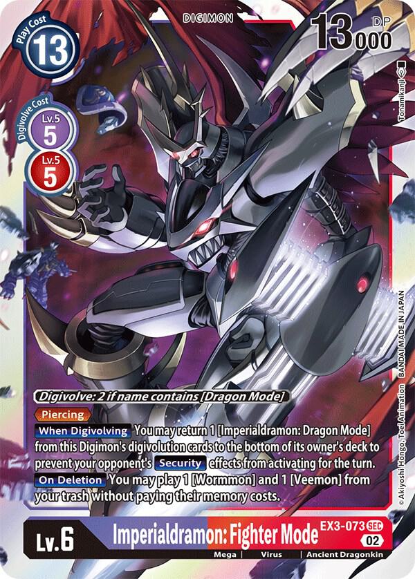 Imperialdramon: Fighter Mode-Draconic Roar-Secret Rare-Foil