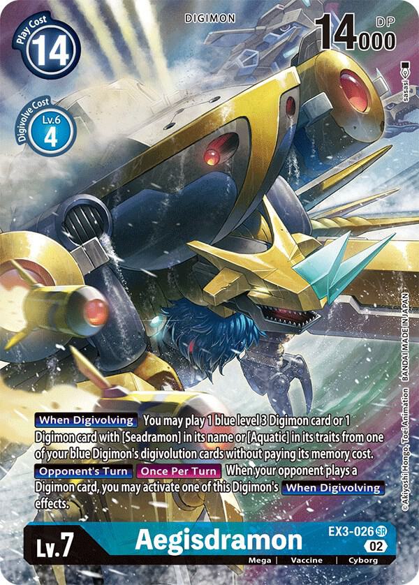 Aegisdramon (Alternate Art)-Draconic Roar-Super Rare-Foil